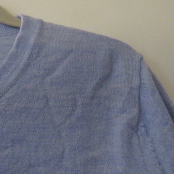 OUTERKNOWN Palisades Pocket Button Crew Merino Wool Sweater in Pale Blue Size L - Picture 6 of 15